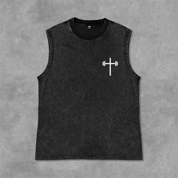 Christianartworkshop Canotta unisex lavata Lift Heavy Pray Hard - image 2