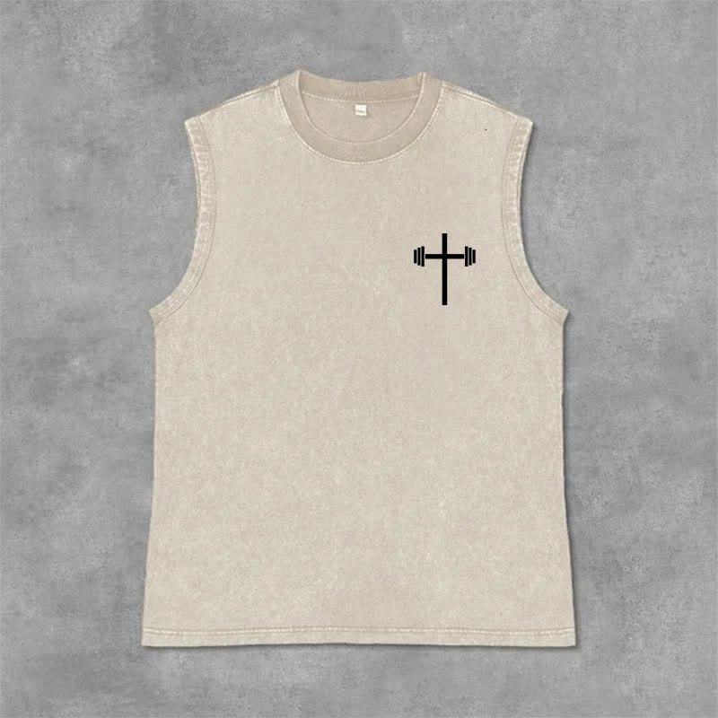 Christianartworkshop Canotta unisex lavata Lift Heavy Pray Hard - image 23