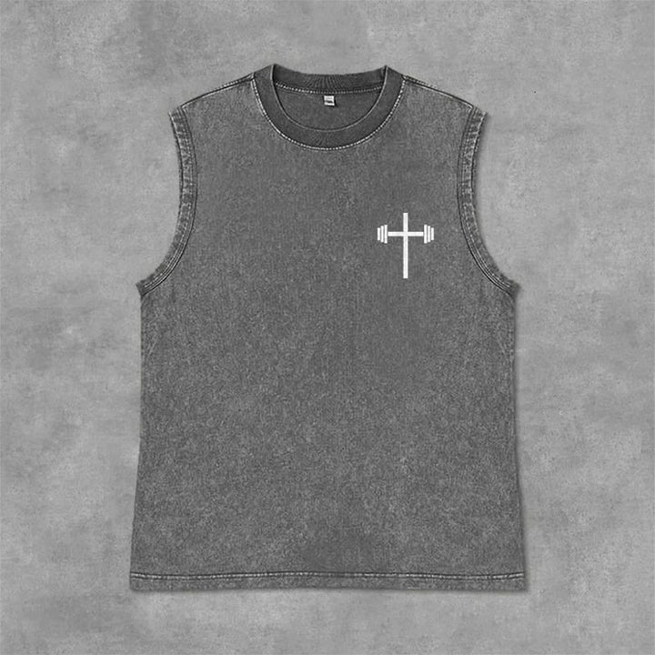 Christianartworkshop Canotta unisex lavata Lift Heavy Pray Hard - image 15