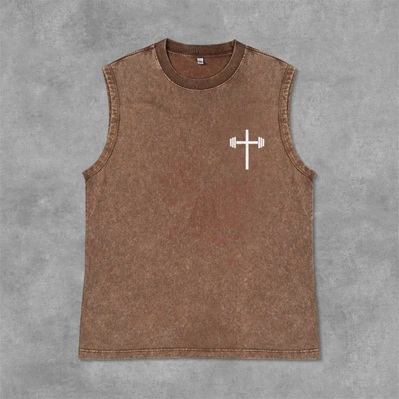 Christianartworkshop Canotta unisex lavata Lift Heavy Pray Hard - image 9
