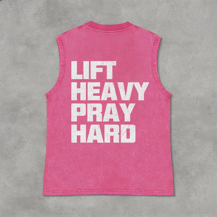 Christianartworkshop Canotta unisex lavata Lift Heavy Pray Hard - image 33