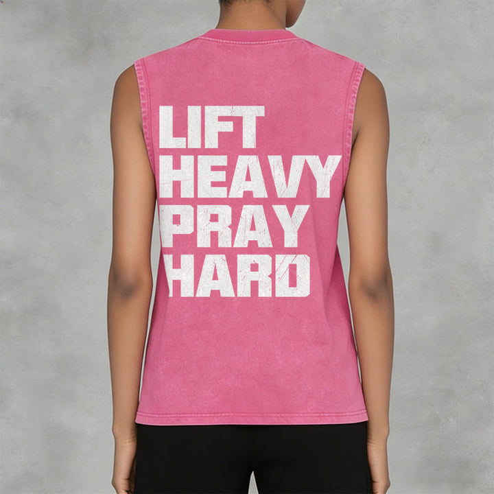 Christianartworkshop Canotta unisex lavata Lift Heavy Pray Hard - image 34