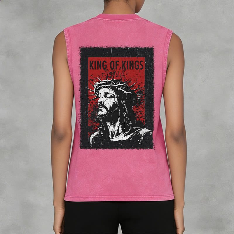 Christianartworkshop Canotta unisex lavata "King Of Kings Jesus" - image 14