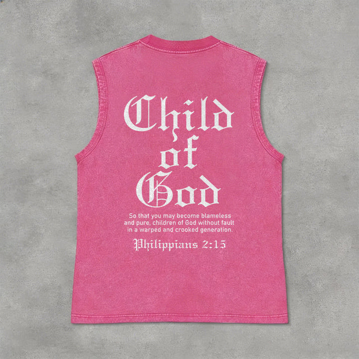 Christianartworkshop Canotta unisex lavata "Figlio di Dio" Filippesi 2:15 - Rosa - 2XL - image 12