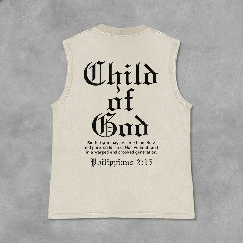 Christianartworkshop Canotta unisex lavata "Figlio di Dio" Filippesi 2:15 - Beige - 2XL - image 6
