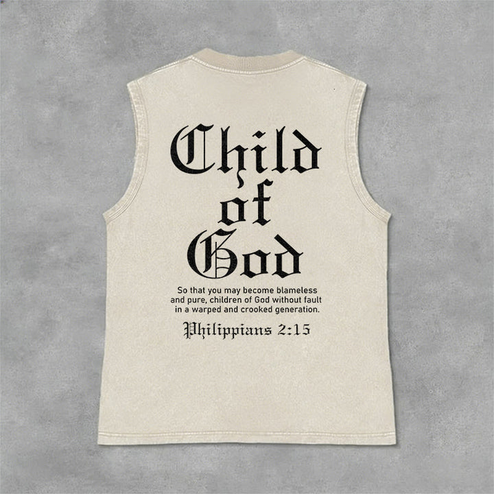Christianartworkshop Canotta unisex lavata "Figlio di Dio" Filippesi 2:15 - Beige - 2XL - image 6