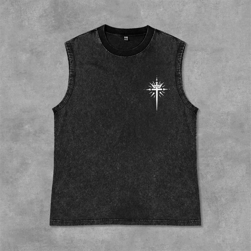 Christianartworkshop Canotta unisex lavata "Uomo di Dio Giovanni 3:16" - image 8