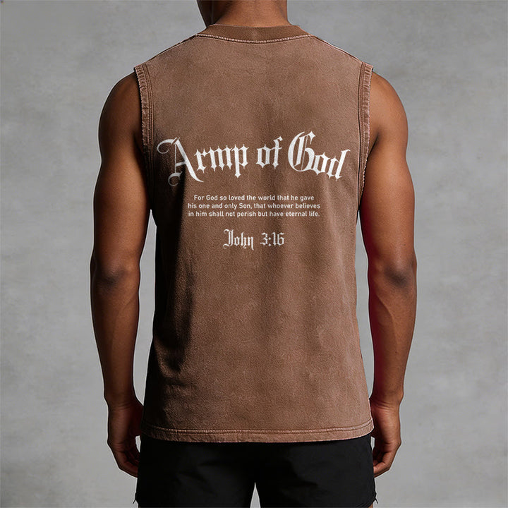 Christianartworkshop Canotta unisex lavata "Uomo di Dio Giovanni 3:16" - image 19