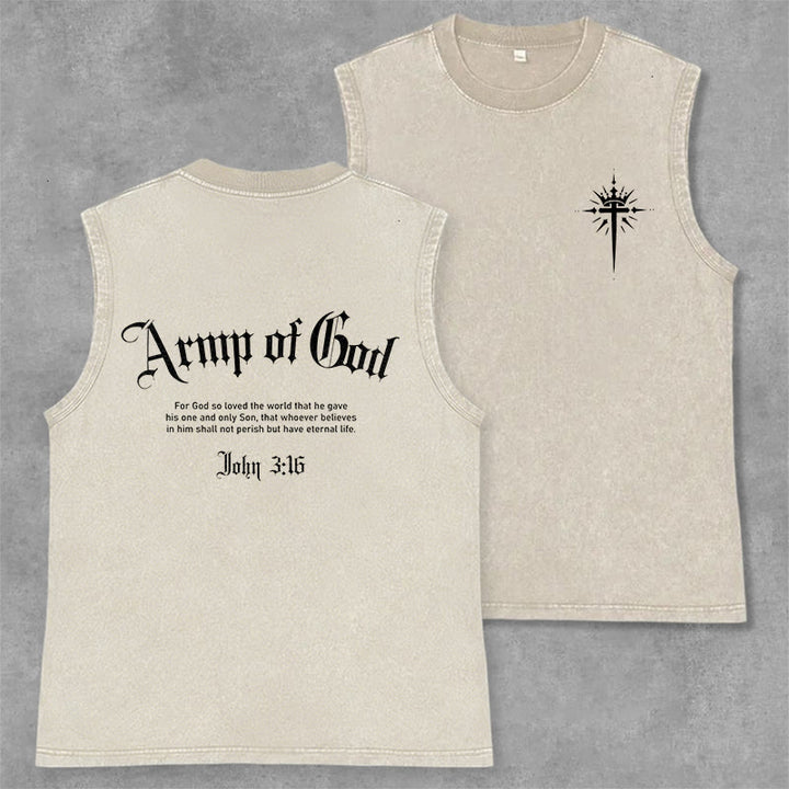 Christianartworkshop Canotta unisex lavata "Uomo di Dio Giovanni 3:16" - Beige - 2XL - image 28