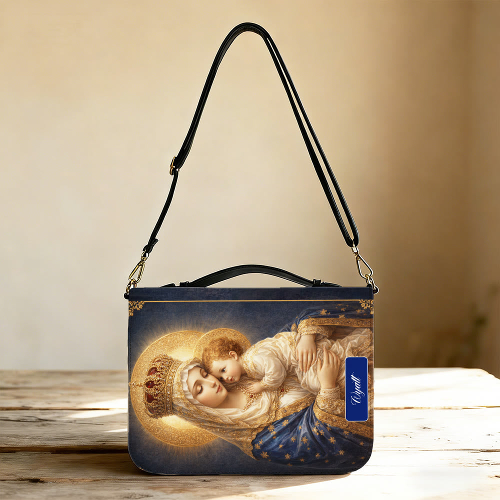 Christianartworkshop Copertina per Bibbia con cerniera raffigurante la Madonna con Bambino. - image 2