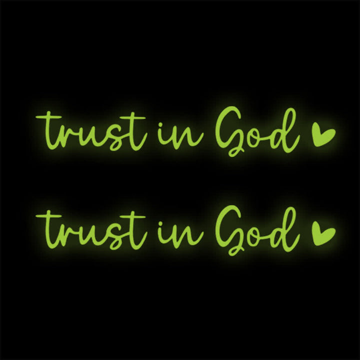 Adesivo per auto Christianartworkshop " Confida in Dio - Cuore" con decorazione: un sacro invito alla preghiera in ogni viaggio. - Verde neon - Set da 10 - image 12