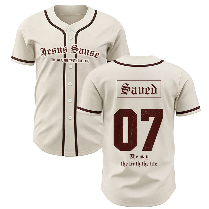 Christianartworkshop La Via La Verità La Vita Fede Maglia da baseball - 5XL - image 0