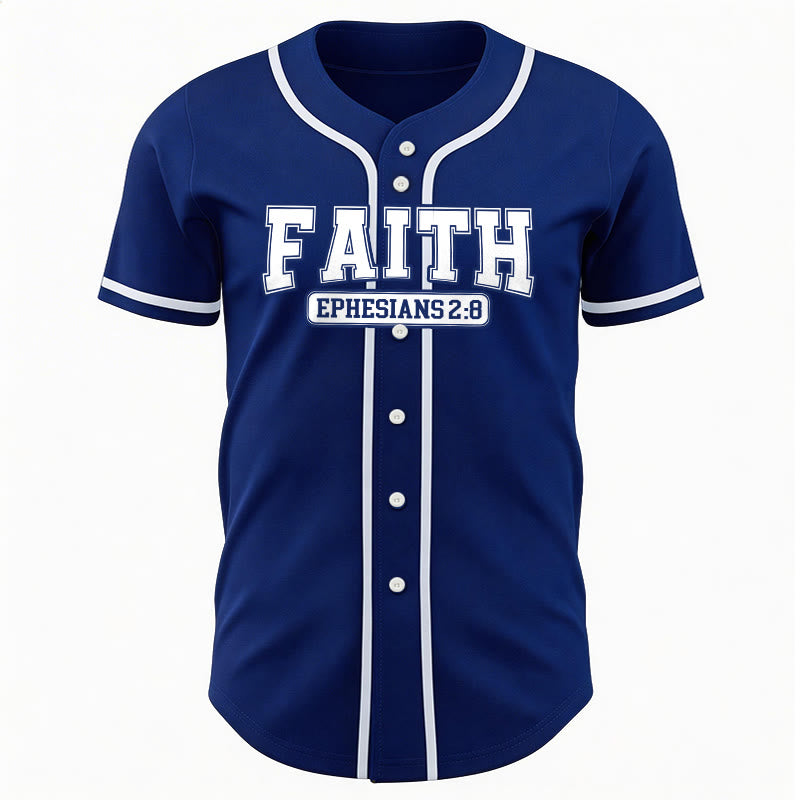 Christianartworkshop Faith Maglia da baseball personalizzata con nome e numero - image 6