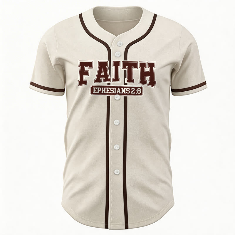 Christianartworkshop Faith Maglia da baseball personalizzata con nome e numero - image 13