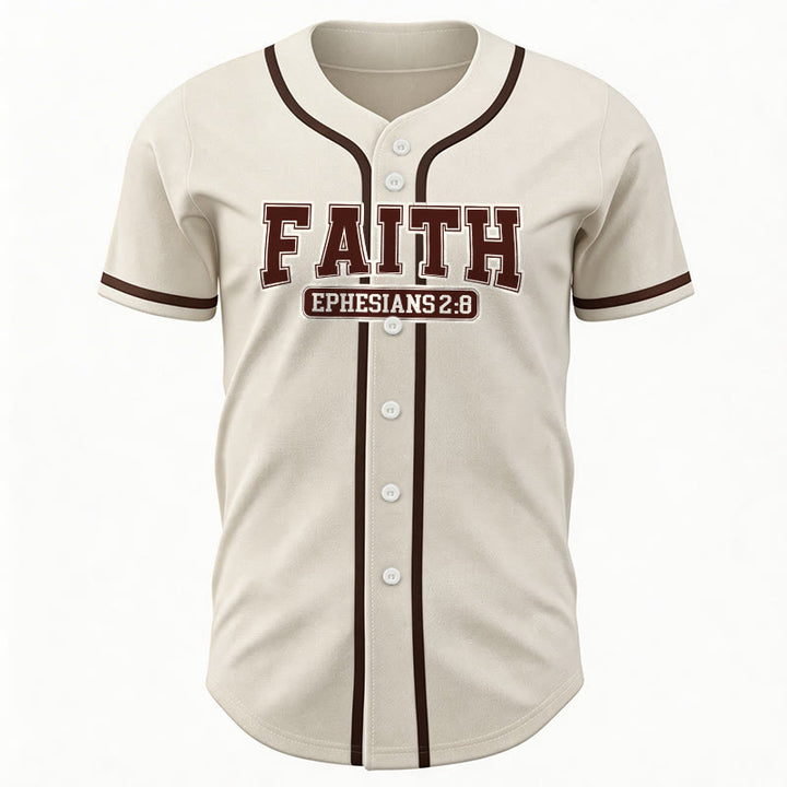 Christianartworkshop Faith Maglia da baseball personalizzata con nome e numero - image 13