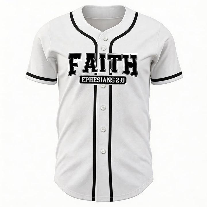 Christianartworkshop Faith Maglia da baseball personalizzata con nome e numero - image 20