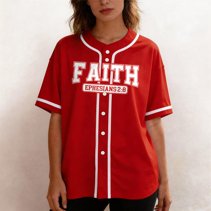 Christianartworkshop Faith Maglia da baseball personalizzata con nome e numero - image 25