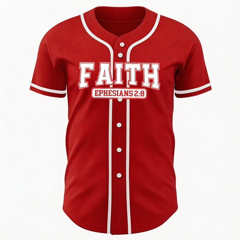 Christianartworkshop Faith Maglia da baseball personalizzata con nome e numero - image 27