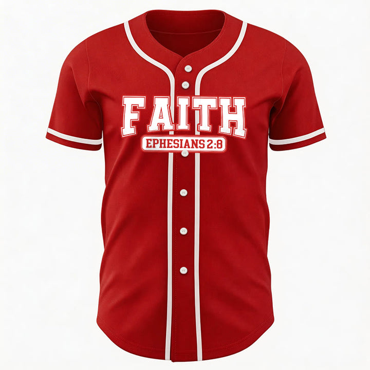 Christianartworkshop Faith Maglia da baseball personalizzata con nome e numero - image 27