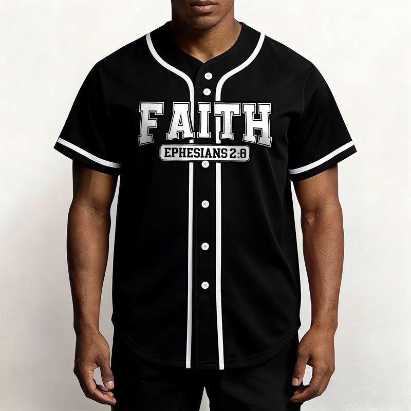 Christianartworkshop Faith Maglia da baseball personalizzata con nome e numero - image 30