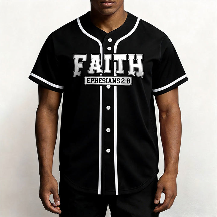 Christianartworkshop Faith Maglia da baseball personalizzata con nome e numero - image 30