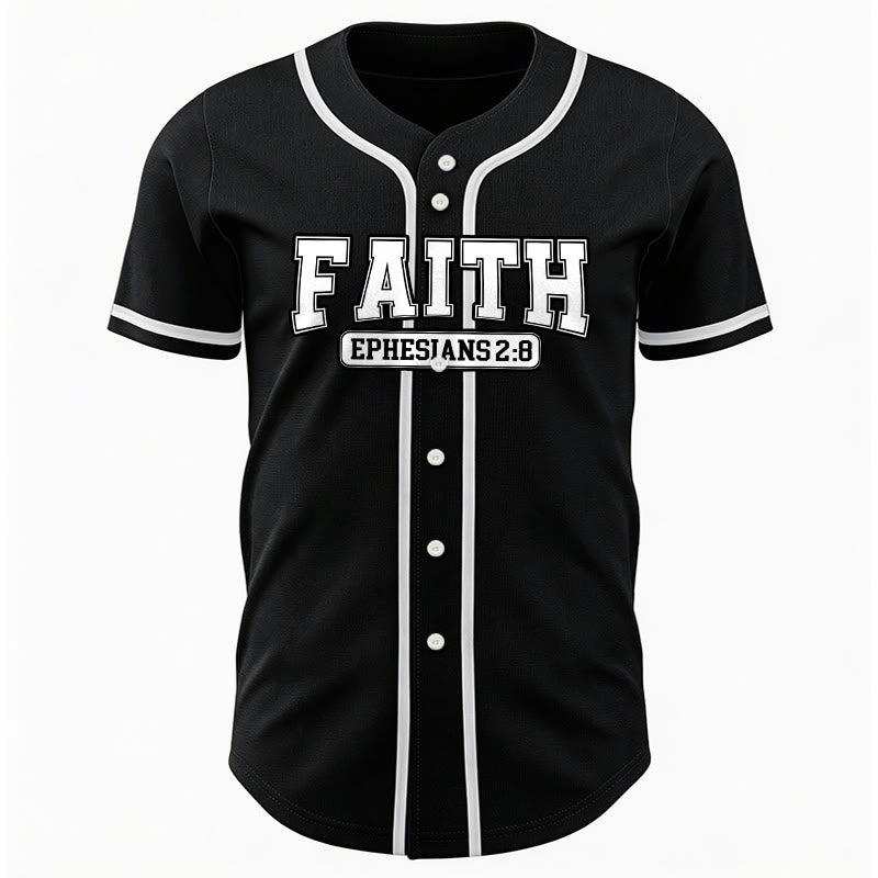 Christianartworkshop Faith Maglia da baseball personalizzata con nome e numero - image 34