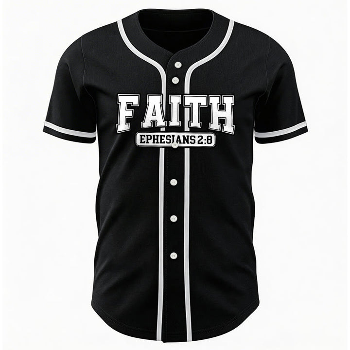 Christianartworkshop Faith Maglia da baseball personalizzata con nome e numero - image 34