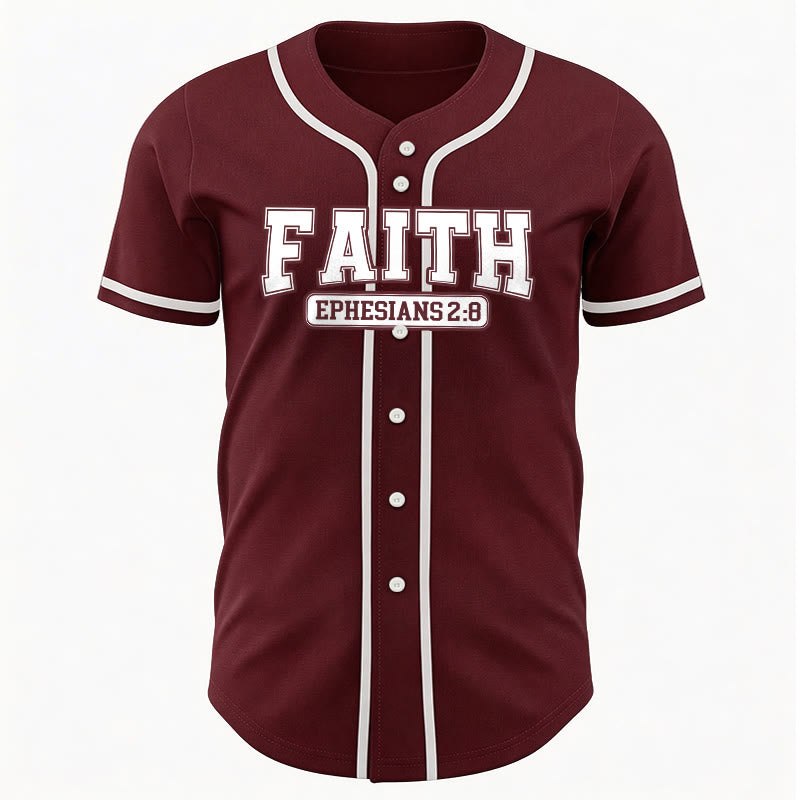 Christianartworkshop Faith Maglia da baseball personalizzata con nome e numero - image 41