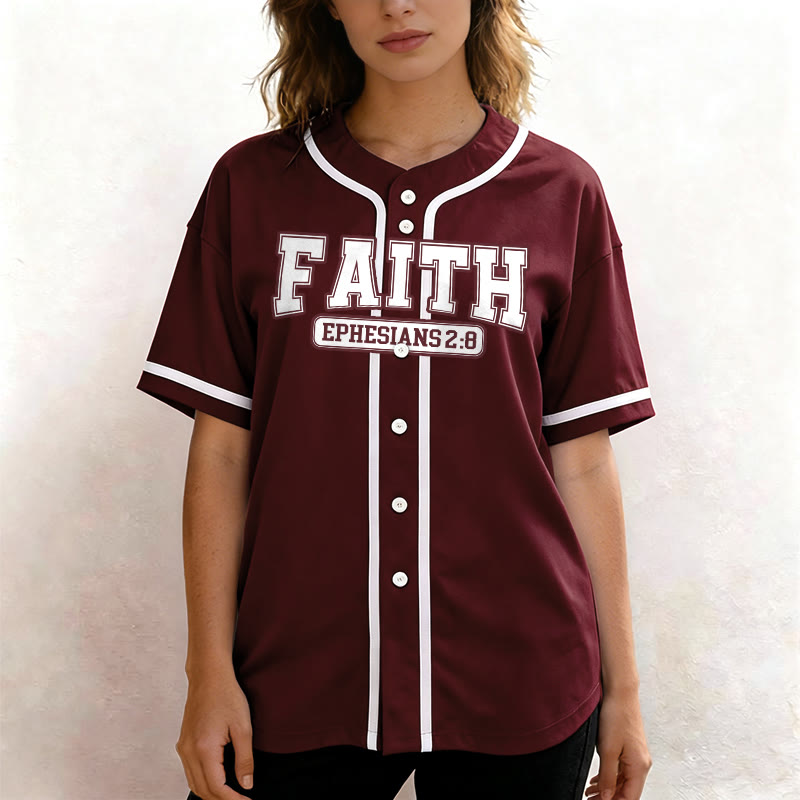Christianartworkshop Faith Maglia da baseball personalizzata con nome e numero - image 39