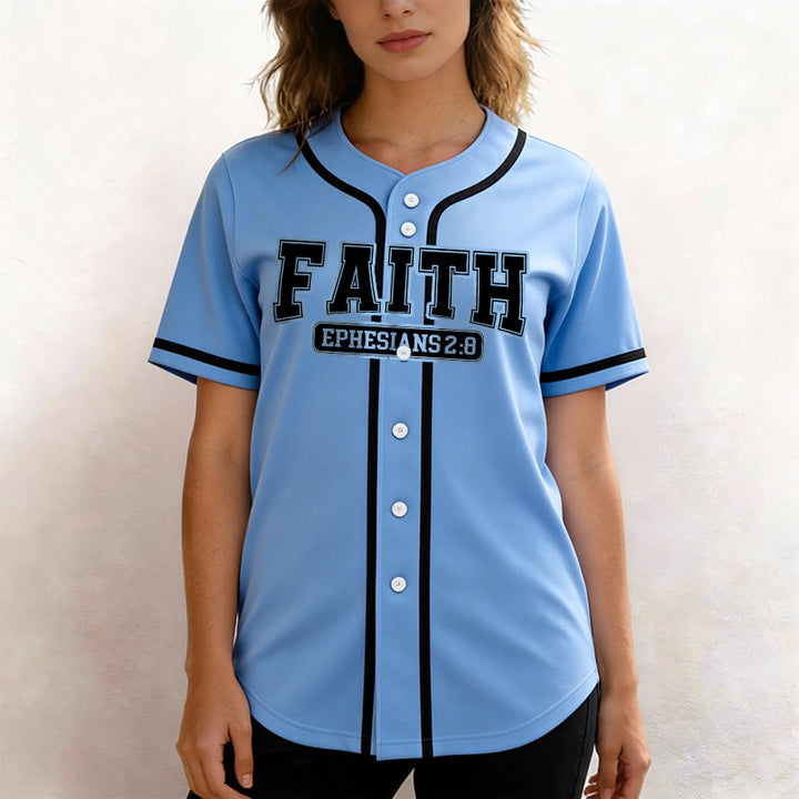 Christianartworkshop Faith Maglia da baseball personalizzata con nome e numero - image 47