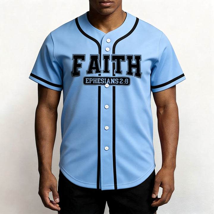 Christianartworkshop Faith Maglia da baseball personalizzata con nome e numero - image 44