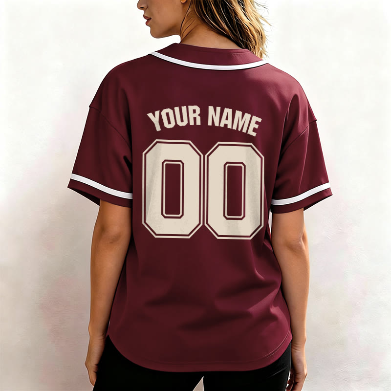 Christianartworkshop Maglia da baseball personalizzata con nome e numero "Figlio di Dio" con dichiarazione cristiana. - image 4