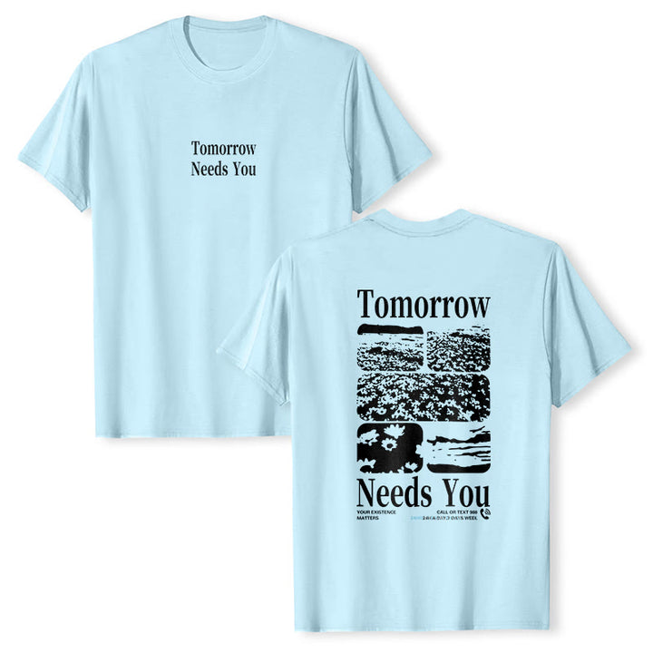 Christianartworkshop Tomorrow Needs You - Blu - 2XL - image 0