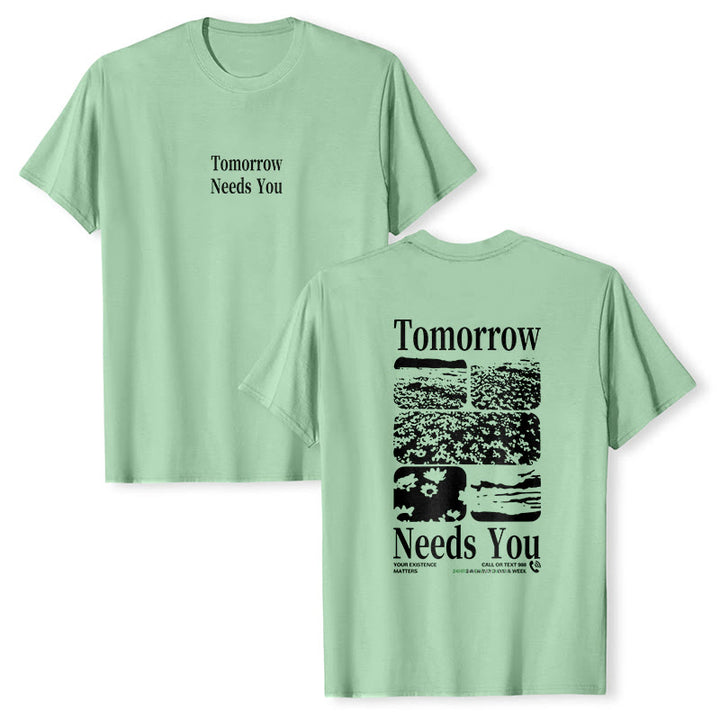 Christianartworkshop Tomorrow Needs You - Verde chiaro - 2XL - image 9