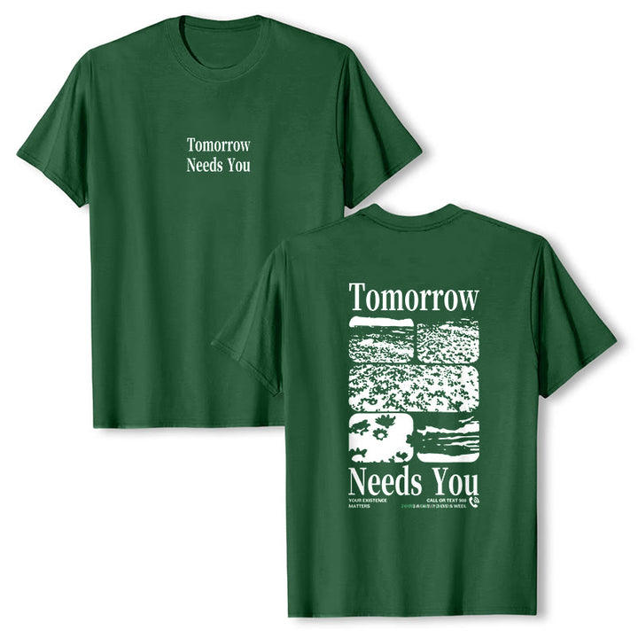 Christianartworkshop Tomorrow Needs You - Verde scuro - 2XL - image 12