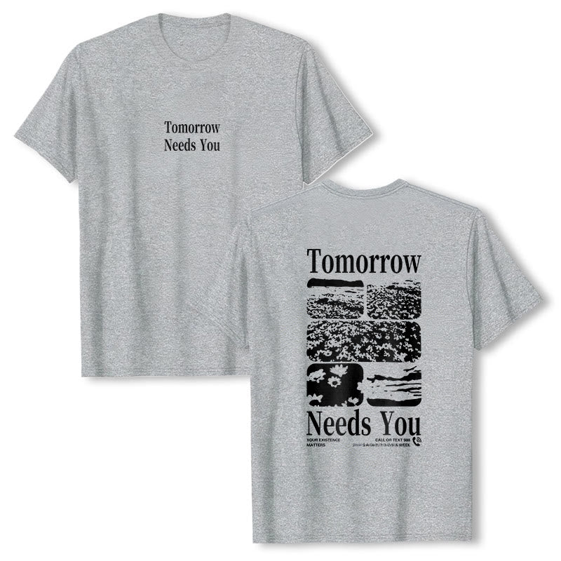 Christianartworkshop Tomorrow Needs You - Grigio - 2XL - image 15