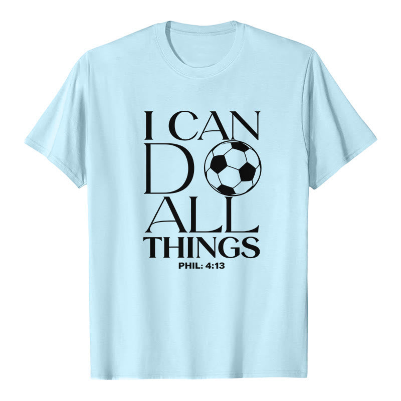 Christianartworkshop Filippesi 4:13 Posso fare ogni cosa Calcio Maglietta a maniche corte premium - Blu - 2XL - image 7