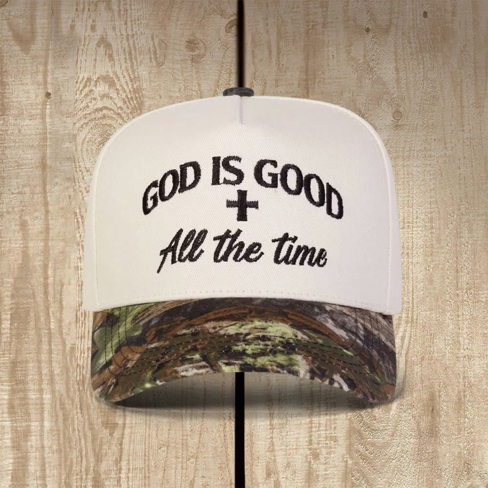 Christianartworkshop Dio è buono sempre - Cappellino da baseball con scritta "Cross Accent Faith" - Nero - image 0