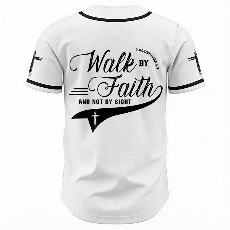 Christianartworkshop Maglia da baseball con la scritta "Camminate per fede e non per visione" (2 Corinzi 5:7) - image 13