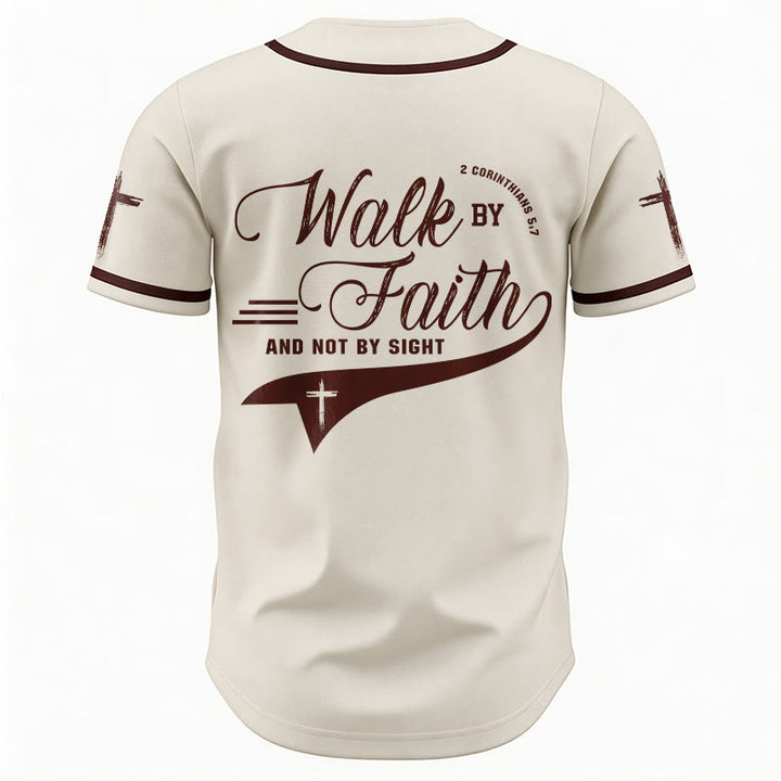 Christianartworkshop Maglia da baseball con la scritta "Camminate per fede e non per visione" (2 Corinzi 5:7) - image 27