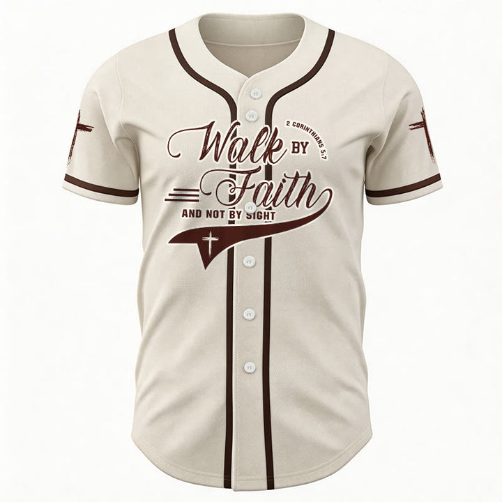 Christianartworkshop Maglia da baseball con la scritta "Camminate per fede e non per visione" (2 Corinzi 5:7) - image 24