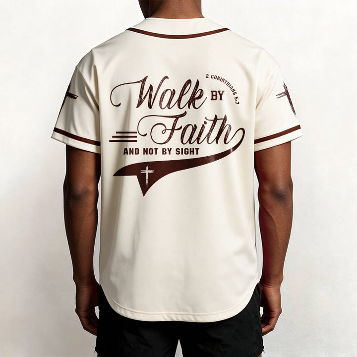 Christianartworkshop Maglia da baseball con la scritta "Camminate per fede e non per visione" (2 Corinzi 5:7) - image 25