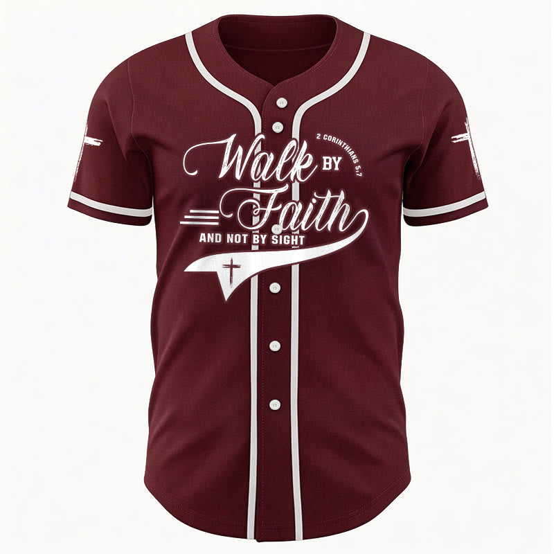 Christianartworkshop Maglia da baseball con la scritta "Camminate per fede e non per visione" (2 Corinzi 5:7) - image 38