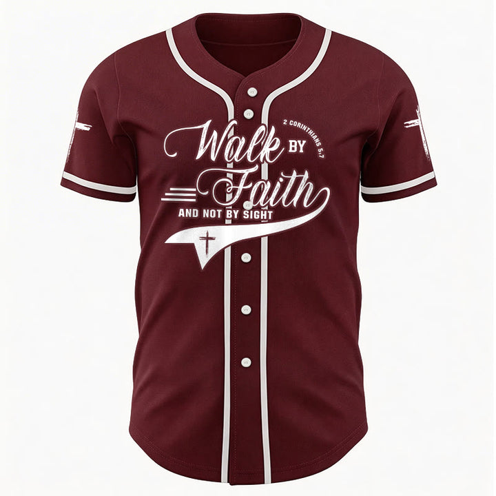 Christianartworkshop Maglia da baseball con la scritta "Camminate per fede e non per visione" (2 Corinzi 5:7) - image 38