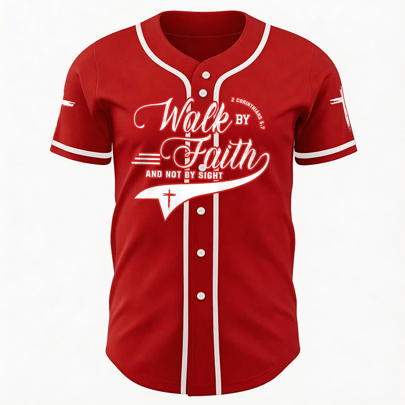 Christianartworkshop Maglia da baseball con la scritta "Camminate per fede e non per visione" (2 Corinzi 5:7) - image 31