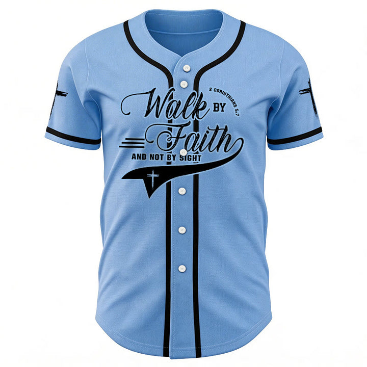 Christianartworkshop Maglia da baseball con la scritta "Camminate per fede e non per visione" (2 Corinzi 5:7) - image 45