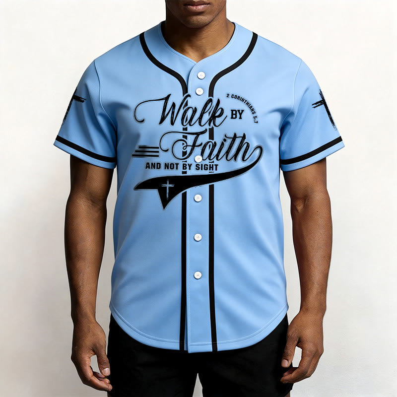 Christianartworkshop Maglia da baseball con la scritta "Camminate per fede e non per visione" (2 Corinzi 5:7) - image 43