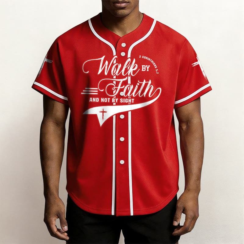 Christianartworkshop Maglia da baseball con la scritta "Camminate per fede e non per visione" (2 Corinzi 5:7) - image 29
