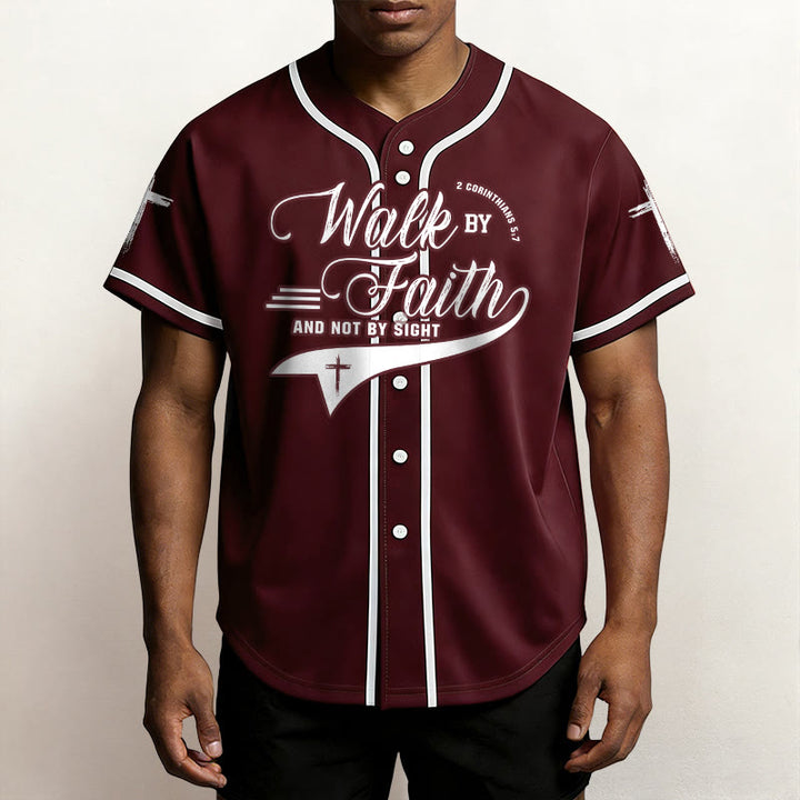 Christianartworkshop Maglia da baseball con la scritta "Camminate per fede e non per visione" (2 Corinzi 5:7) - image 36