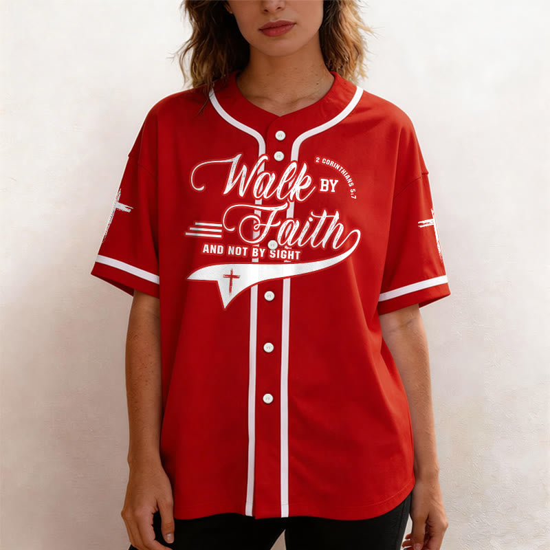 Christianartworkshop Maglia da baseball con la scritta "Camminate per fede e non per visione" (2 Corinzi 5:7) - image 30